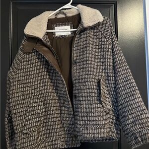 American Eagle Jacket with Sherpa Collar